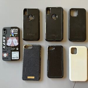 Bundled - Assorted iPhone cases, including Kate Spade, Otterbox